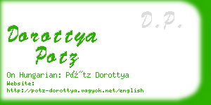 dorottya potz business card